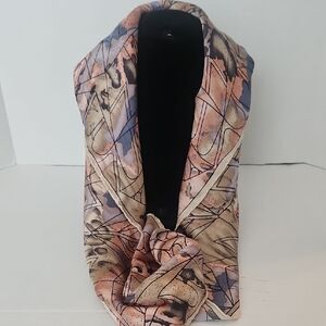 Ginnie Johansen | Women's Vintage Silk Abstract Watercolor Scarf